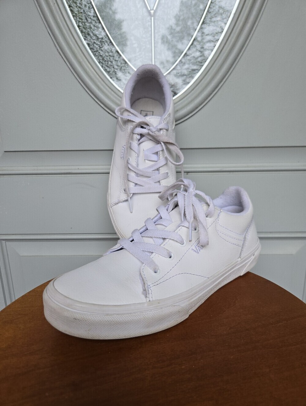 VANS Seldan Sneaker White Leather Youth